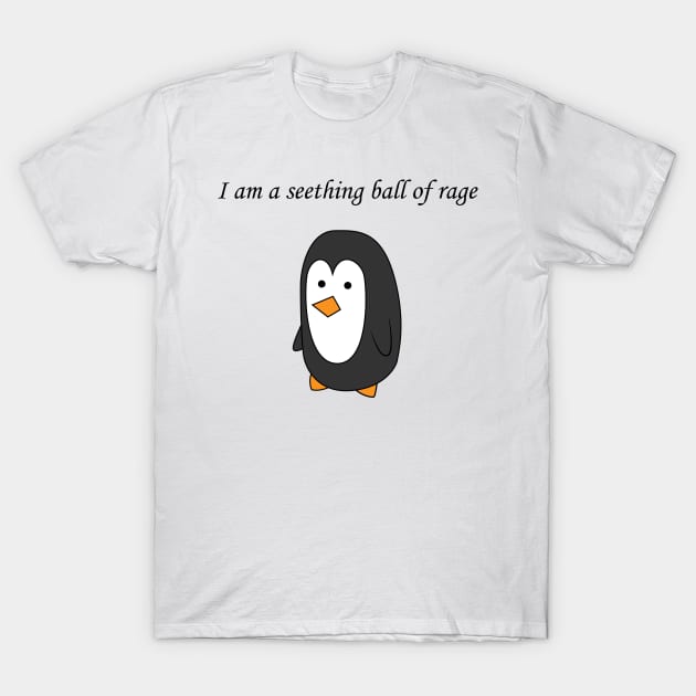 I am a seething ball of rage T-Shirt by KTobinDesigns